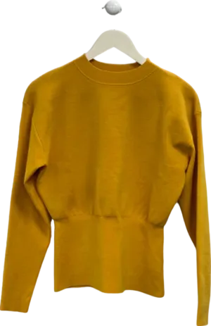 3.1 Phillip Lim Yellow Ribbed Knit Sweater Size S
