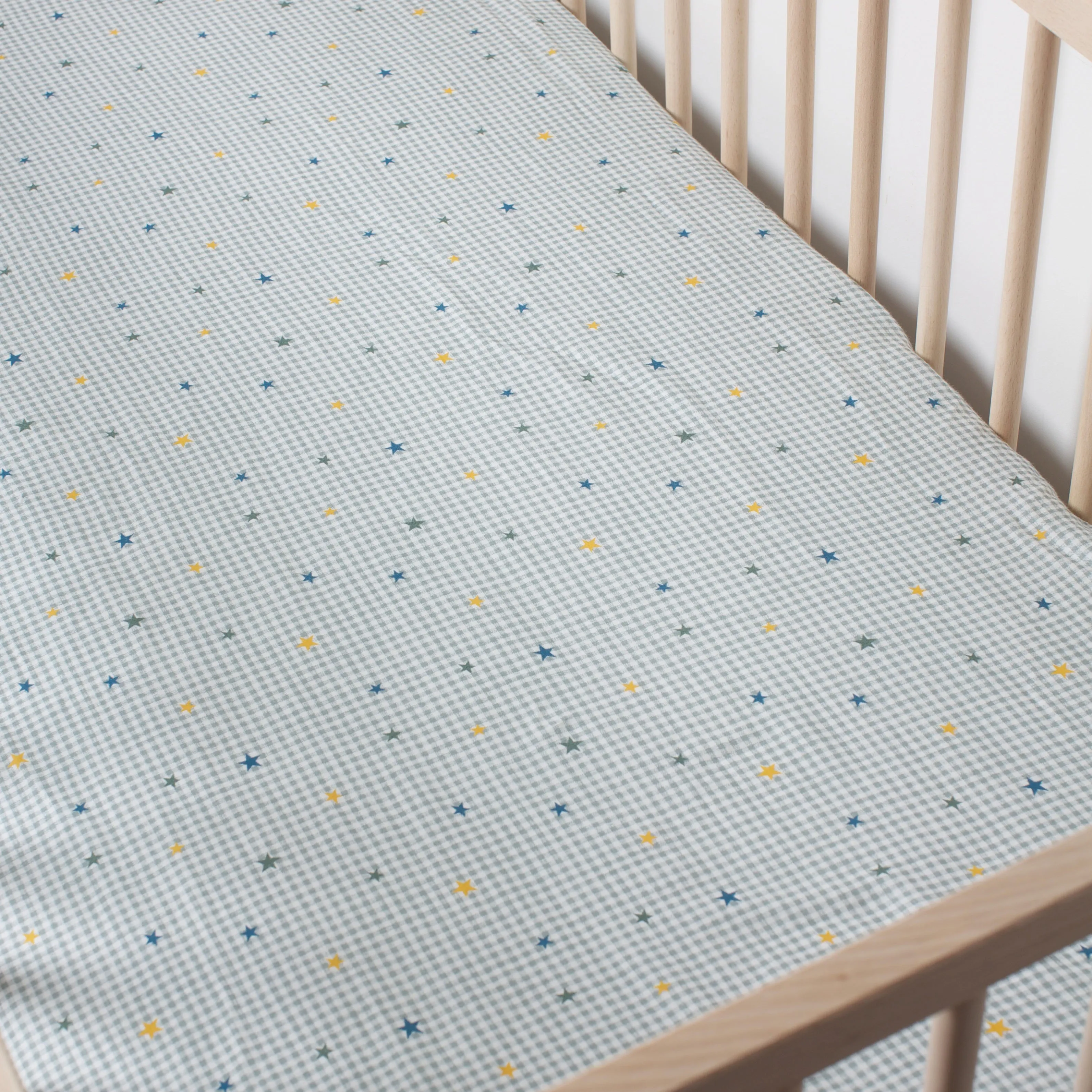 Hero Cotton Cot Sheets - Little Star - 2 Pack