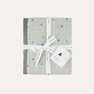 Hero Cotton Cot Sheets - Little Star - 2 Pack