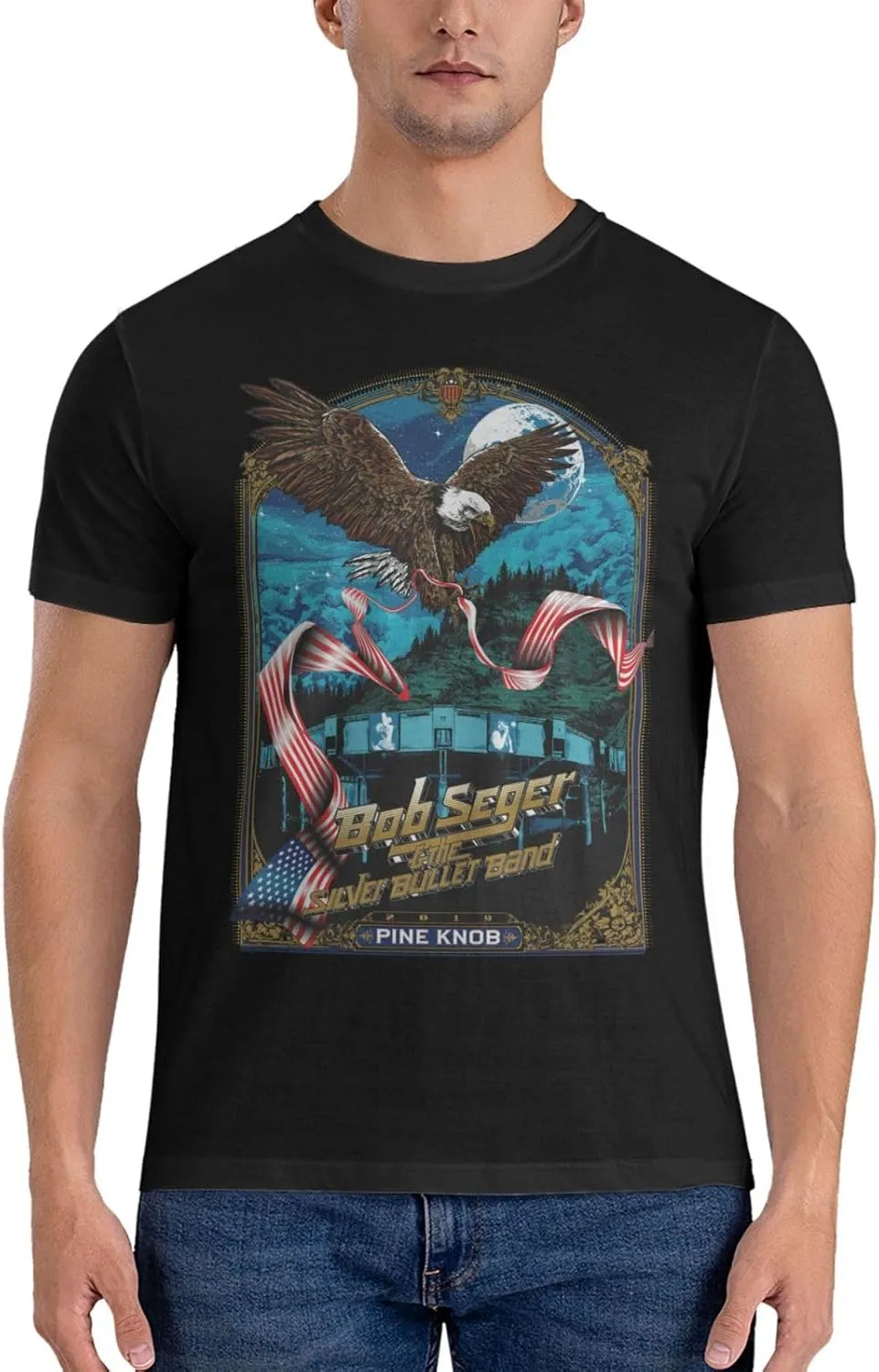 Man's T Shirt Short Sleeve Crewneck Tee Teenager Cool Summer Cotton Shirt