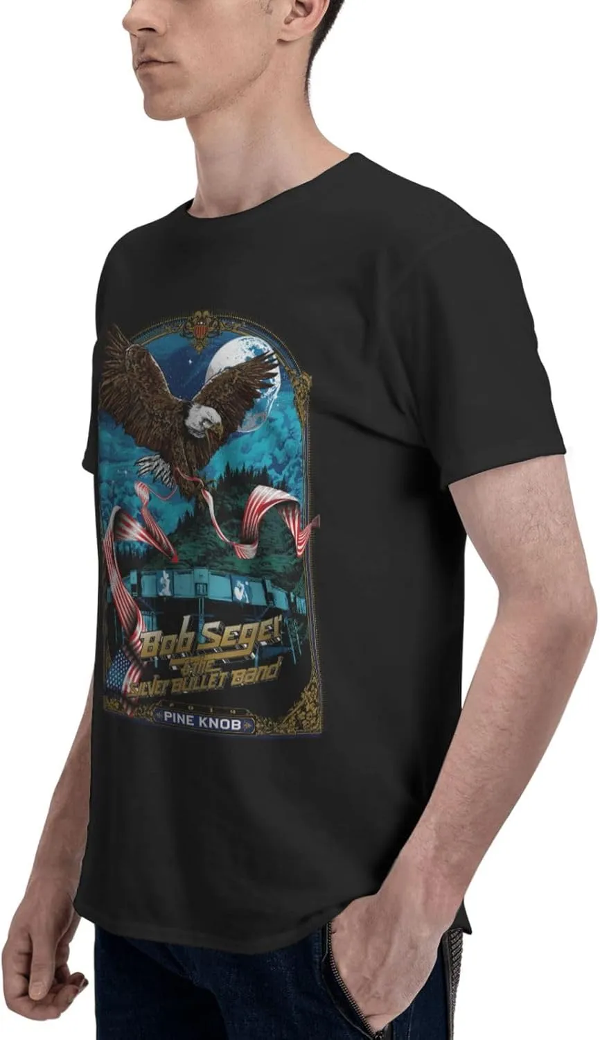 Man's T Shirt Short Sleeve Crewneck Tee Teenager Cool Summer Cotton Shirt