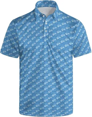 Men's Golf Polo Shirts Short Sleeve Performance Moisture Wicking Dry Fit Golf Shirts for Men