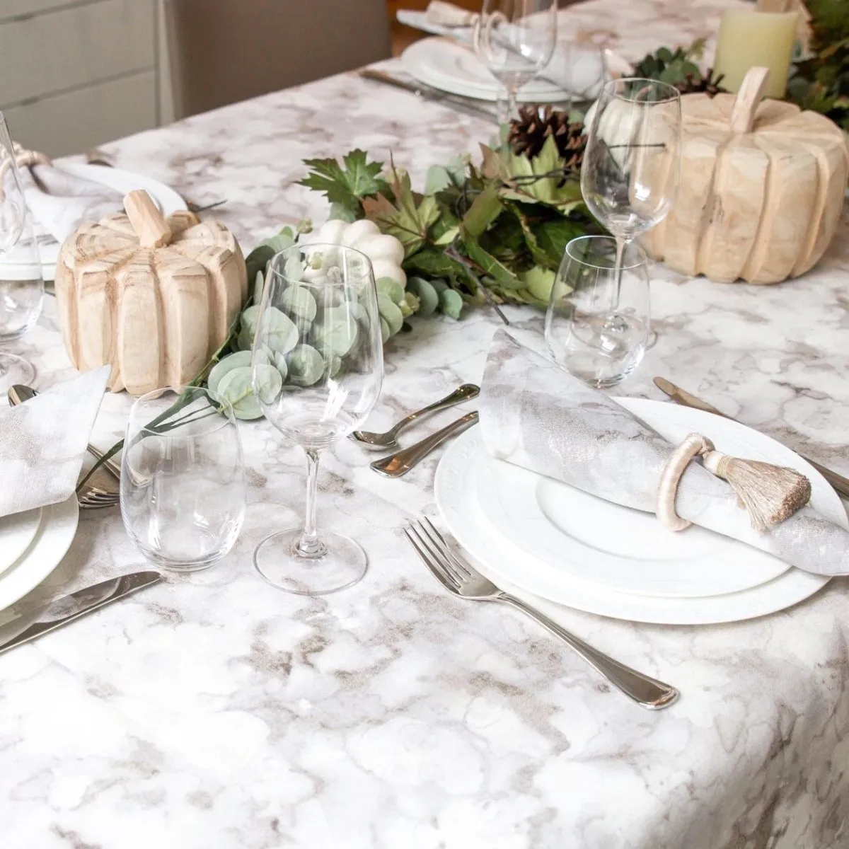 Ritz Gold Tablecloth by Mode Living