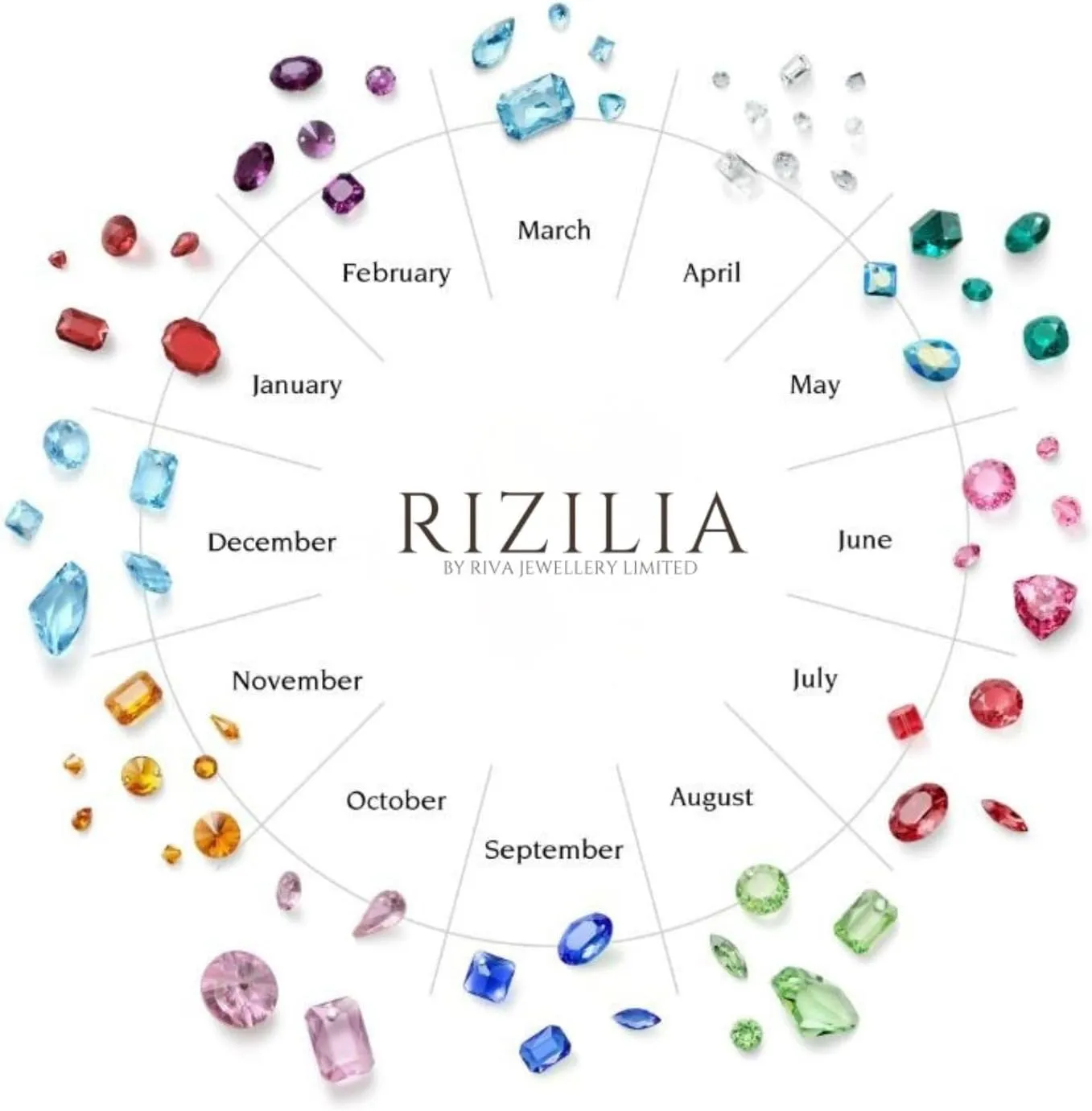 [RIZILIA CLASSIC] Stud Pierced Earrings with Cushion Cut Gemstones CZ [Multi-Colors available] in 18K White Gold Plated, Simple Modern Elegant