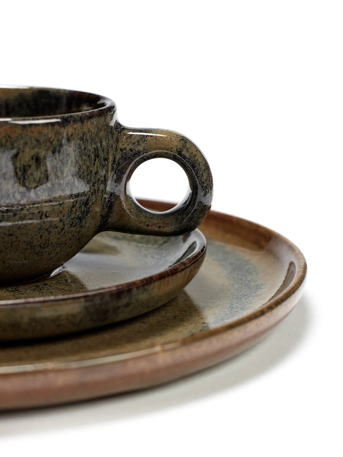 Stoneware Bread Plates Available in 2 Styles