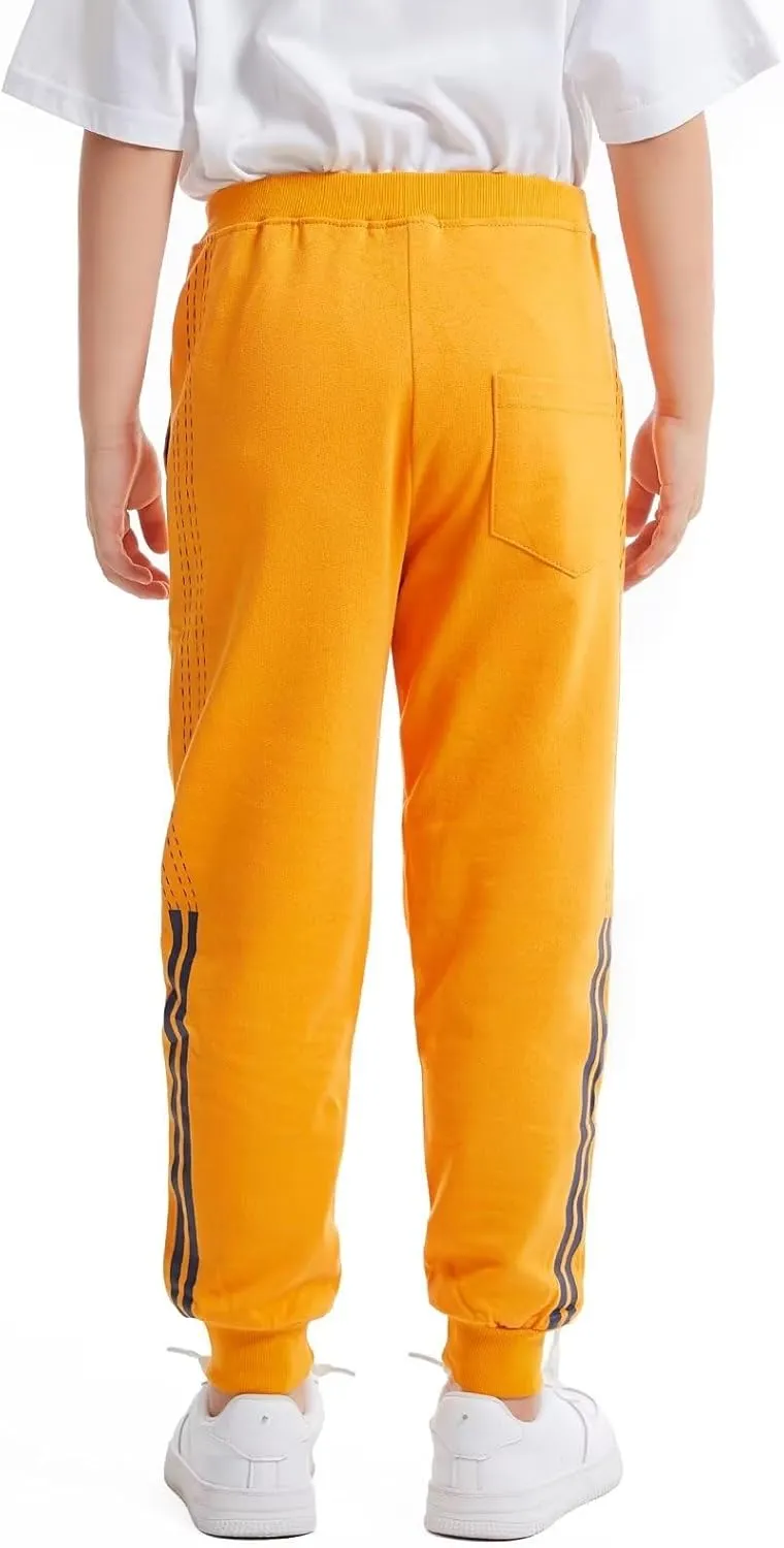Welity Boys' Cotton Jogger Pants, 4-12 Years
